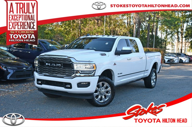2021 Ram 2500 Limited in White — front three-quarter view