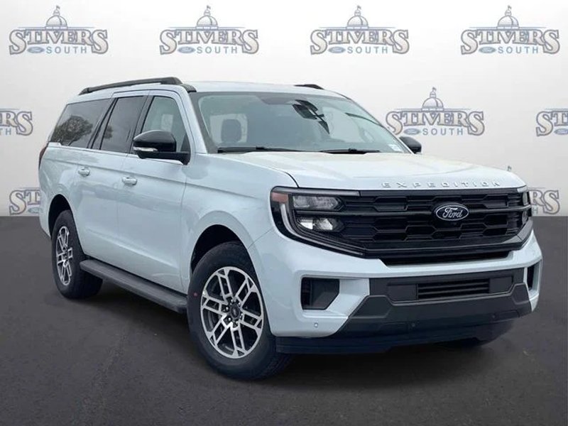 2026 Ford Expedition Max Active in Silver — front three-quarter view