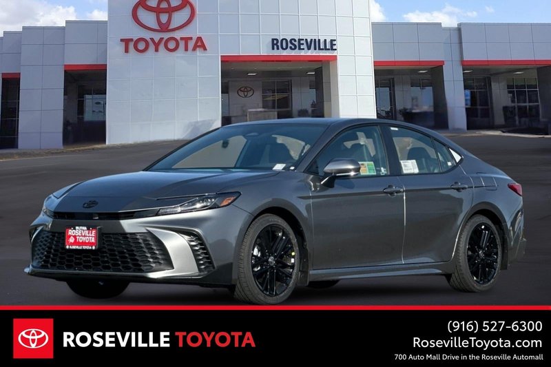 2026 Toyota Camry — front three-quarter view