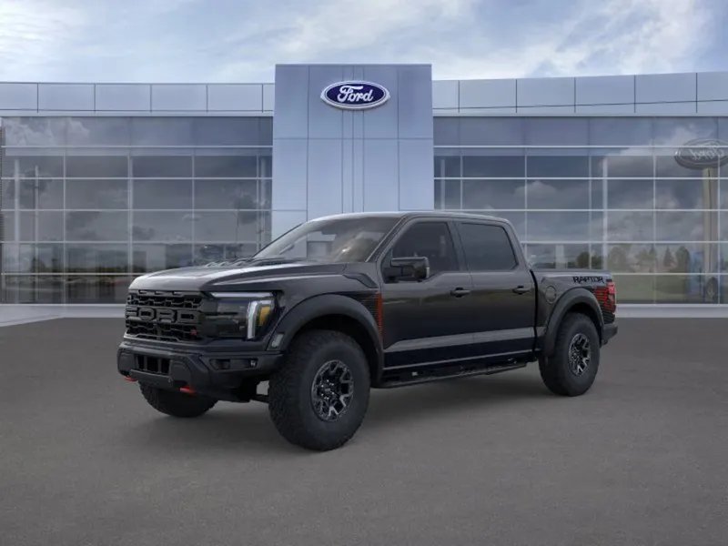 2026 Ford F-150 in Agate Black — front three-quarter view