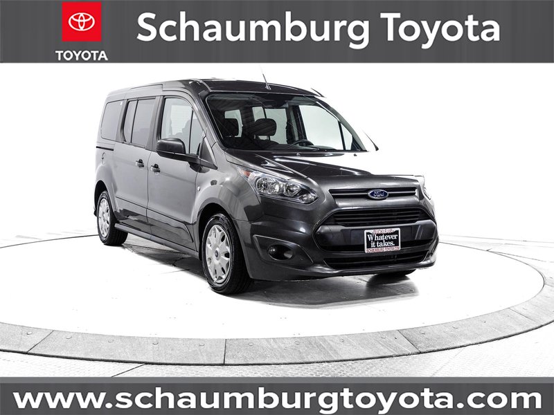 2015 Ford Transit Connect XLT in Gray — front three-quarter view