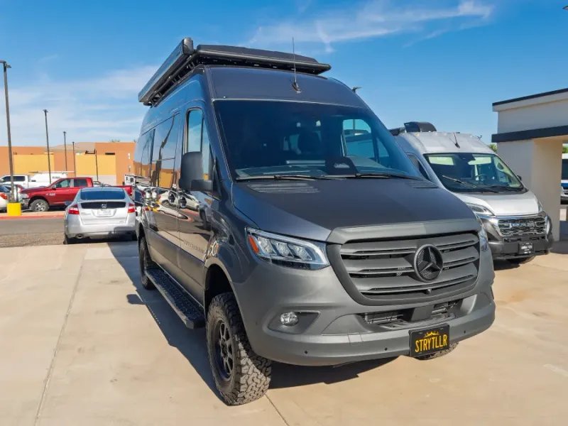 2026 Storyteller Overland DARK MODE — front three-quarter view