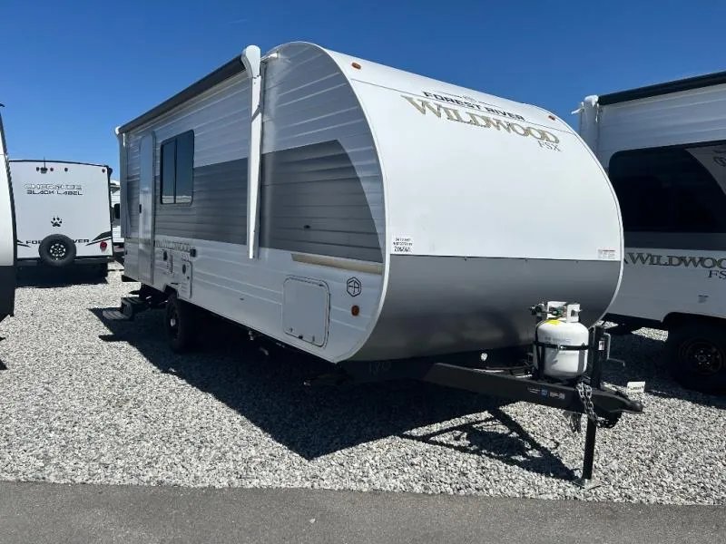 2026 Forest River RV Wildwood FSX — front three-quarter view