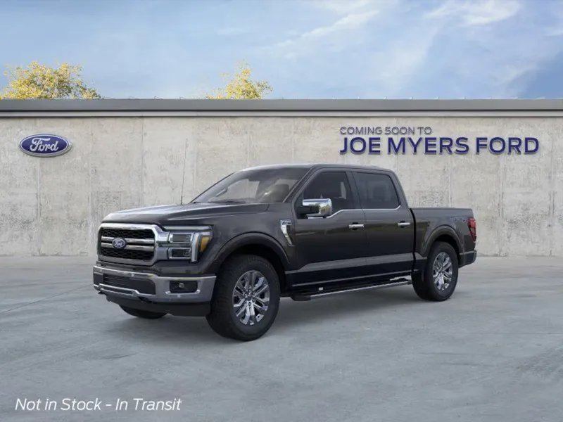 2026 Ford F-150 in Agate Black — front three-quarter view