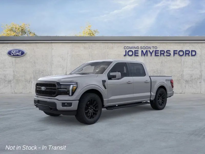 2026 Ford F-150 in DR Gray — front three-quarter view