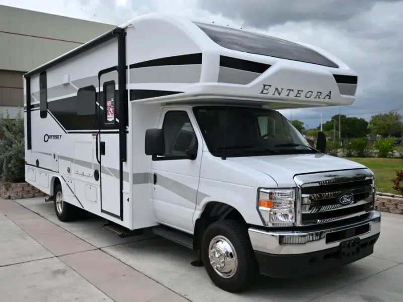 2027 Entegra ODYSSEY — front three-quarter view
