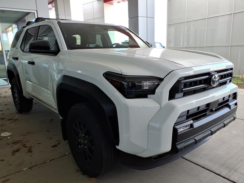 2026 Toyota 4Runner SR5 in Ice Cap — front three-quarter view