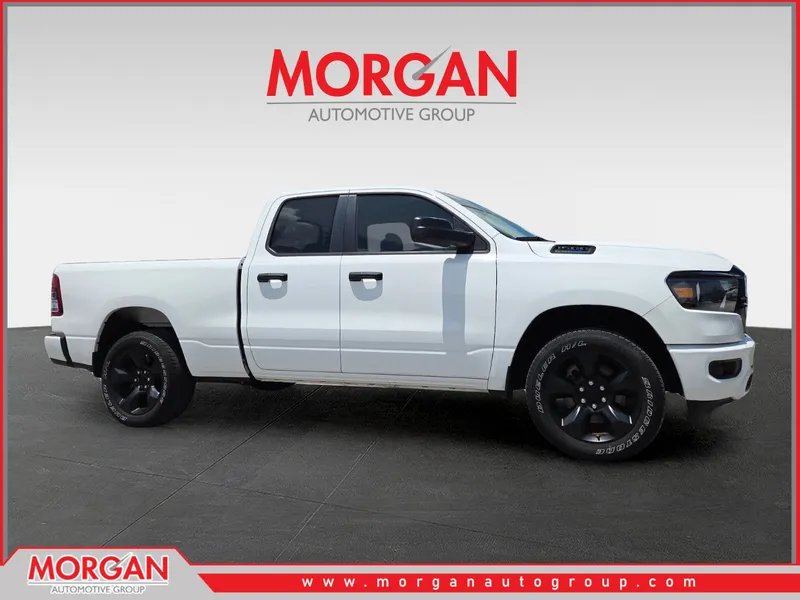 2024 Ram 1500 Tradesman in White — front three-quarter view