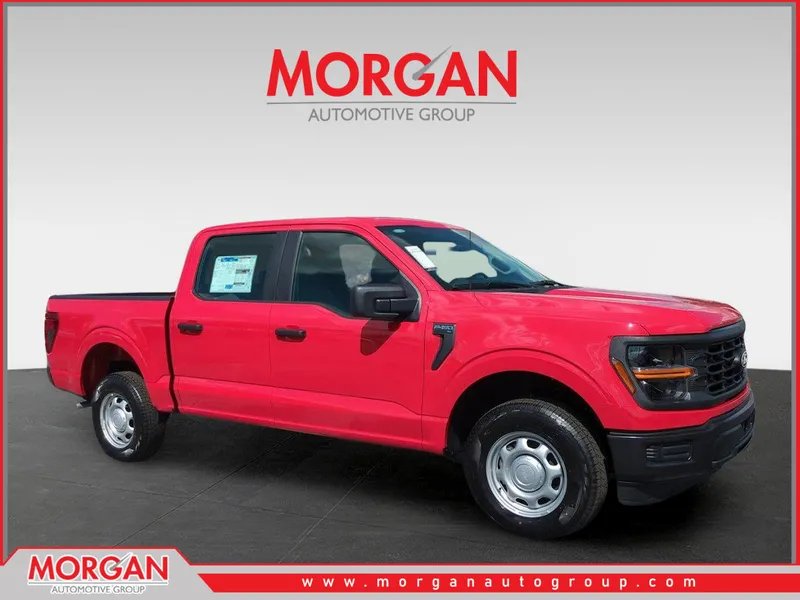2026 Ford F-150 XL in Red — front three-quarter view