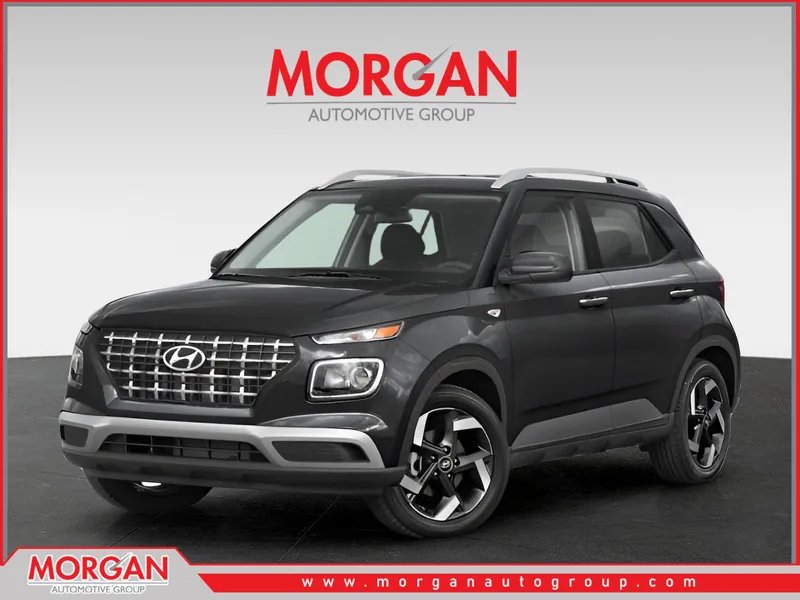 2026 Hyundai VENUE SEL in Onyx Black — front three-quarter view
