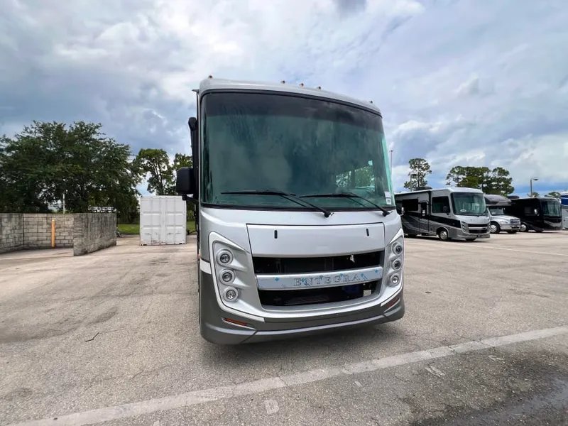 2027 Entegra VISION — front three-quarter view
