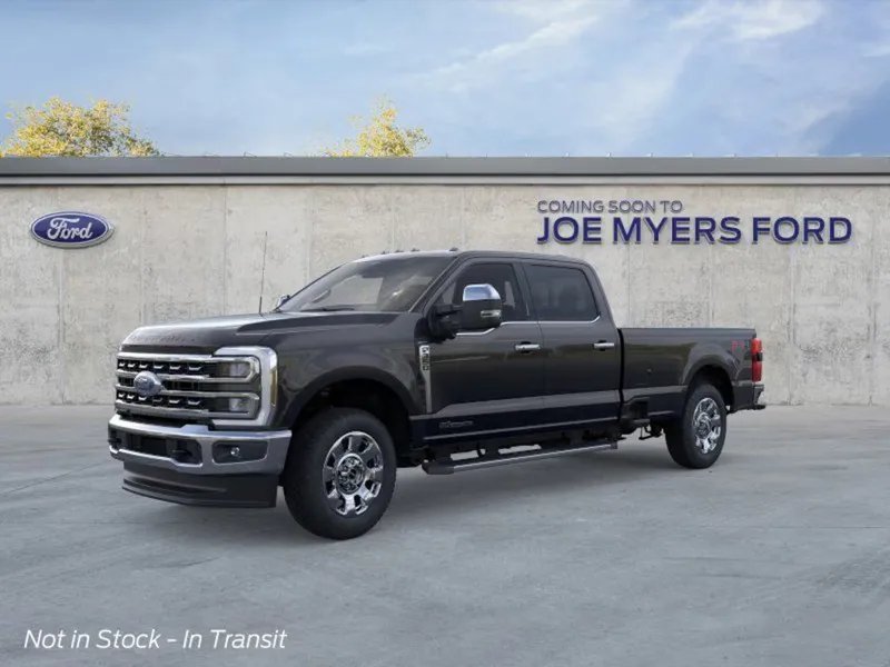 2026 Ford F-350 in Agate Black — front three-quarter view