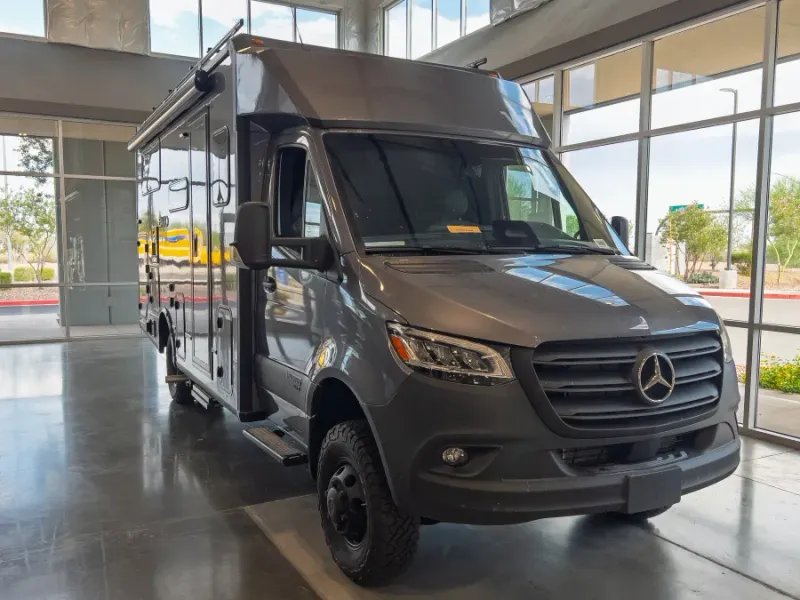 2027 Winnebago EKKO — front three-quarter view