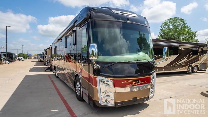 2020 Entegra Cornerstone in Imperial — front three-quarter view