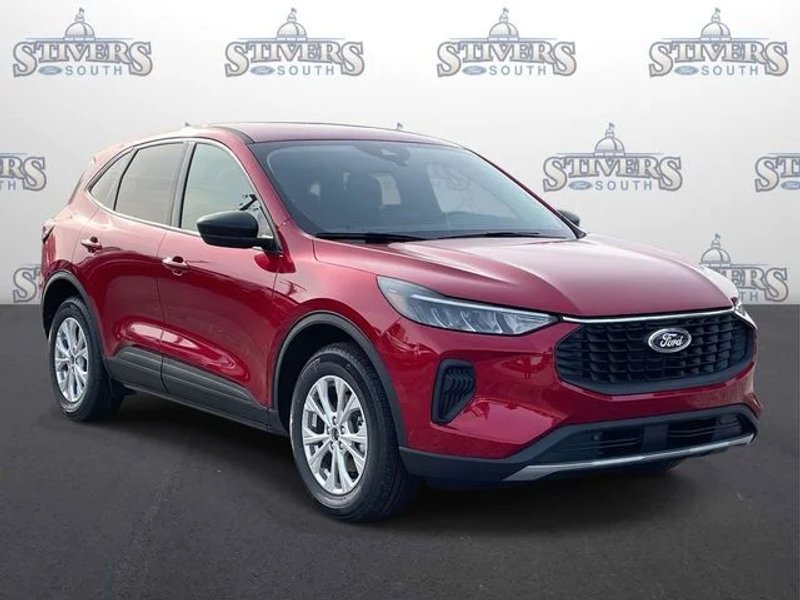 2026 Ford Escape Active in Red — front three-quarter view