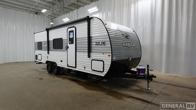 2026 Jayco Jay Flight SLX — front three-quarter view