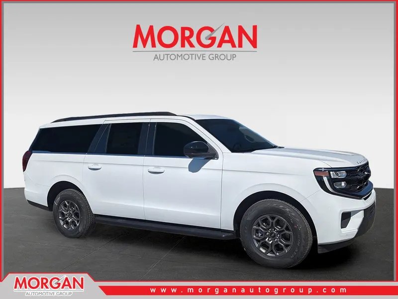 2025 Ford Expedition Max Active in White — front three-quarter view