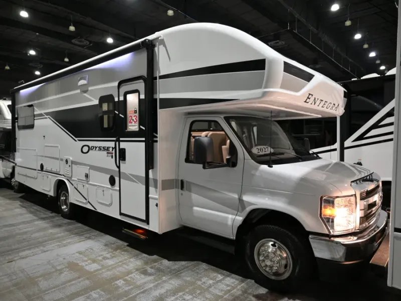 2027 Entegra ODYSSEY — front three-quarter view