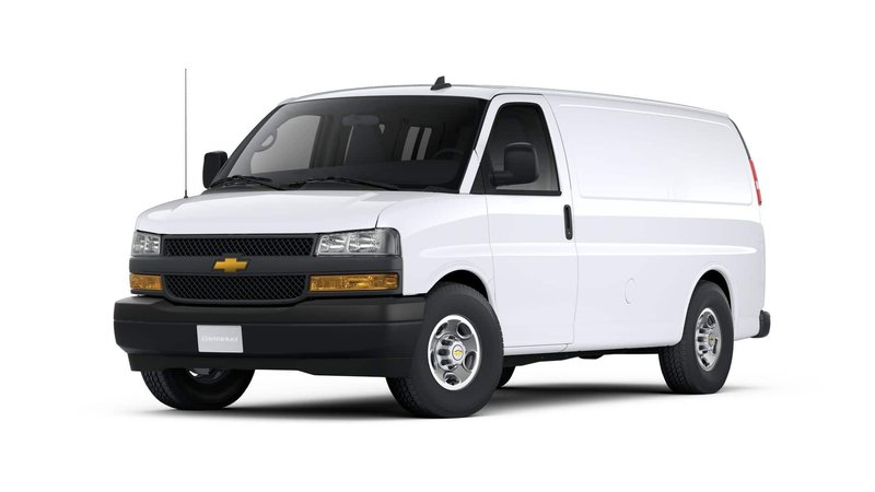 2025 Chevrolet Express Cargo 3500 CG33405 — front three-quarter view