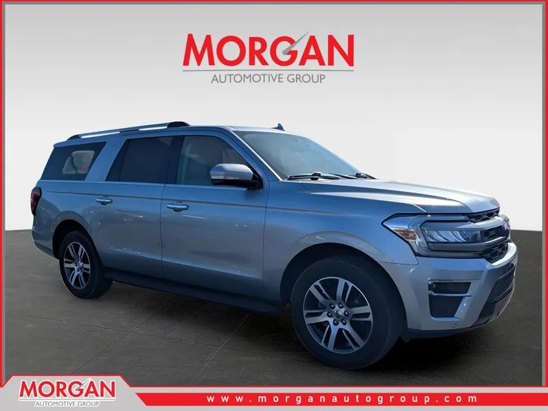 2024 Ford Expedition Max Limited in Silver — front three-quarter view