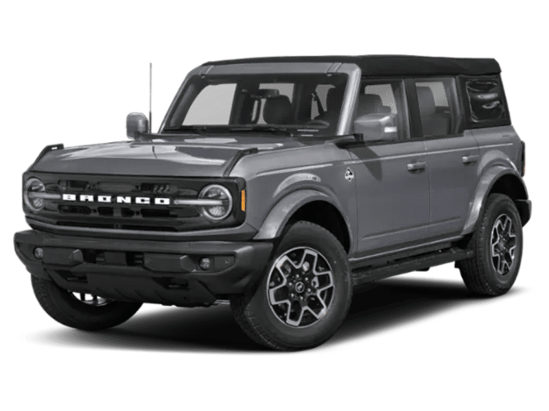 2026 Ford Bronco Outer Banks in Beige — front three-quarter view
