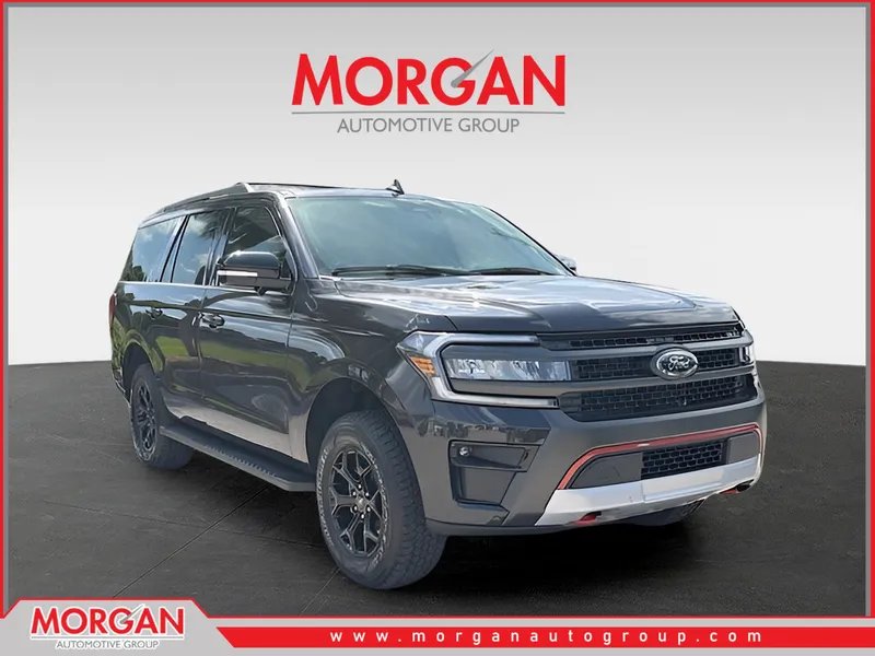 2023 Ford Expedition Timberline in Dark Matter Metallic — front three-quarter view