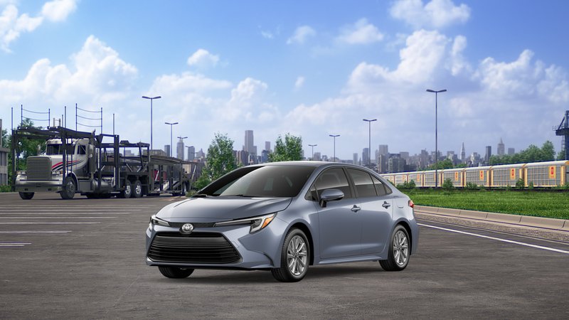 2026 Toyota Corolla Hybrid XLE — front three-quarter view