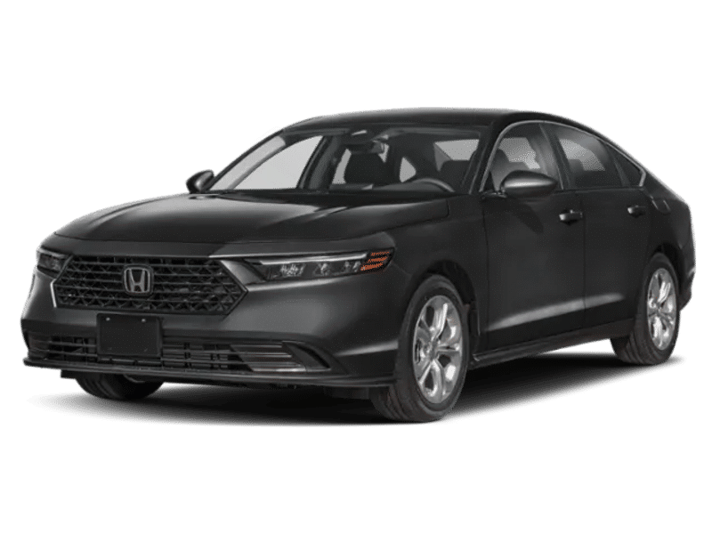 2026 Honda Accord LX in Black — front three-quarter view