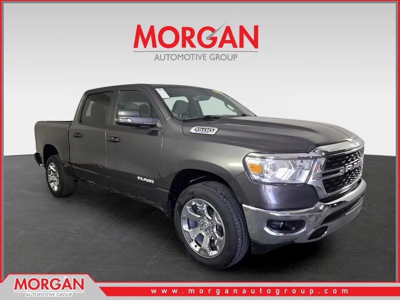 2023 Ram 1500 Big Horn/Lone Star in Gray — front three-quarter view
