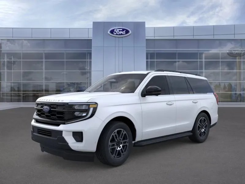 2026 Ford Expedition in AZ White — front three-quarter view