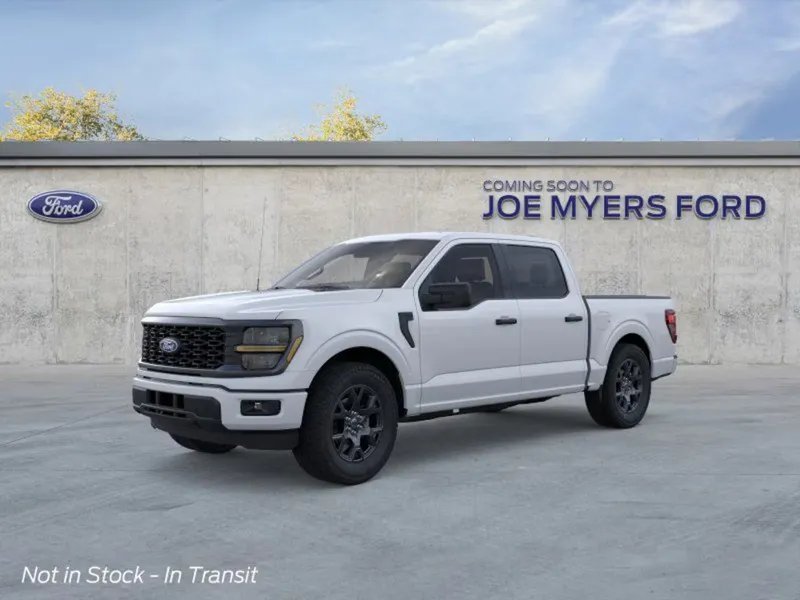 2026 Ford F-150 in Oxford White — front three-quarter view