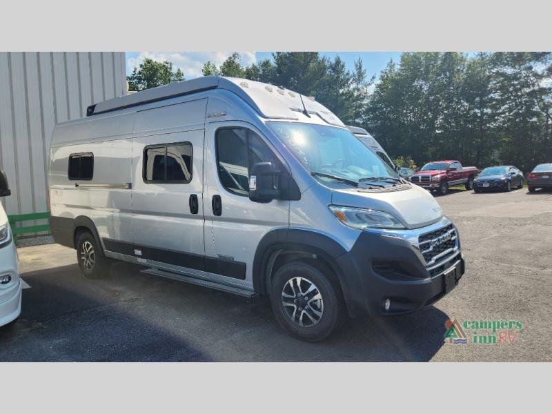 2025 Winnebago Solis — front three-quarter view