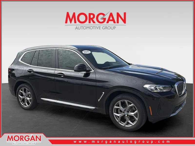 2024 BMW X3 xDrive30i in Black — front three-quarter view