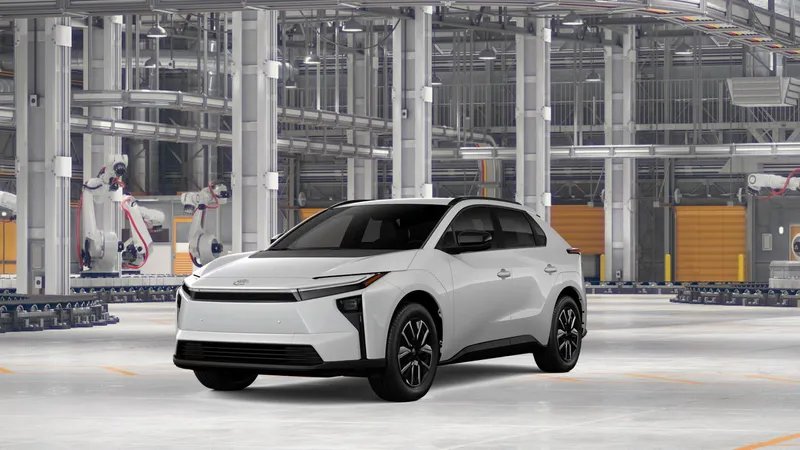 2026 Toyota bZ XLE — front three-quarter view