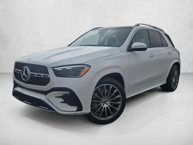 2026 Mercedes-Benz GLE 450 GLE 450 4MATIC ® SUV in Polar White — front three-quarter view