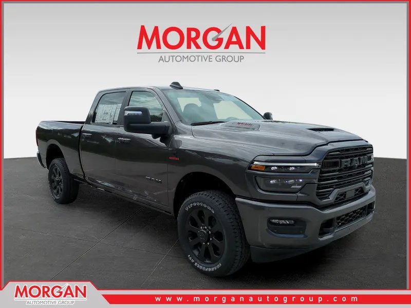 2025 Ram 2500 Laramie in Gray — front three-quarter view