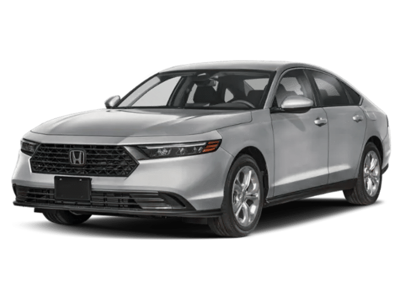 2026 Honda Accord LX in Silver — front three-quarter view