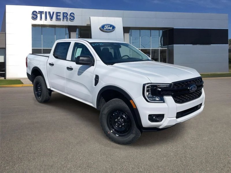 2026 Ford Ranger XL in Oxford White — front three-quarter view