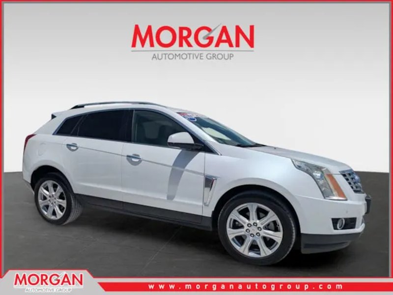 2016 Cadillac SRX Performance Collection in Platinum Ice Tricoat — front three-quarter view