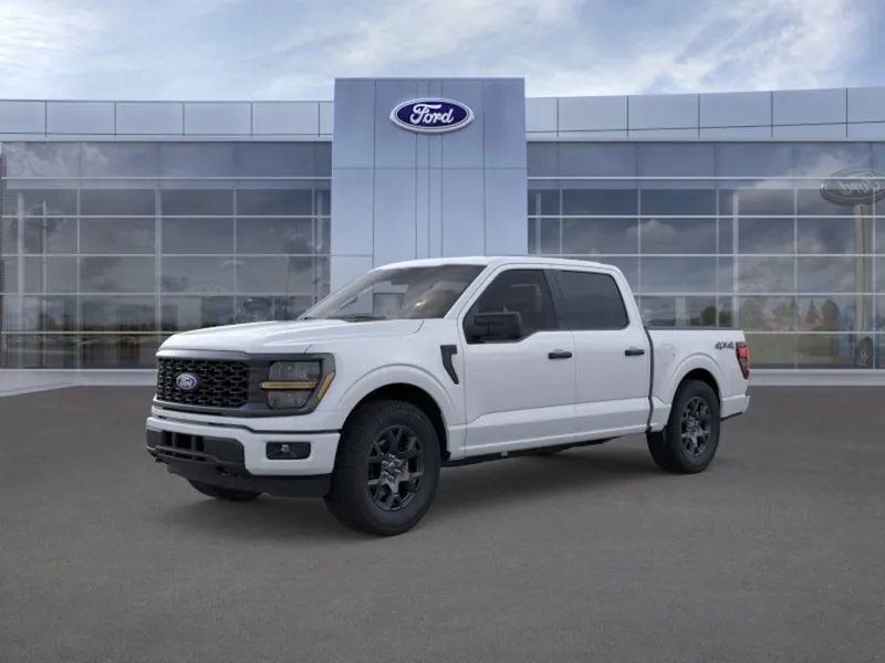 2026 Ford F-150 in Oxford White — front three-quarter view