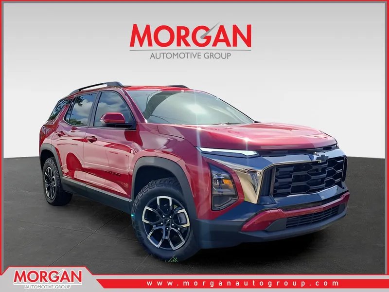 2026 Chevrolet Equinox ACTIV in Red — front three-quarter view