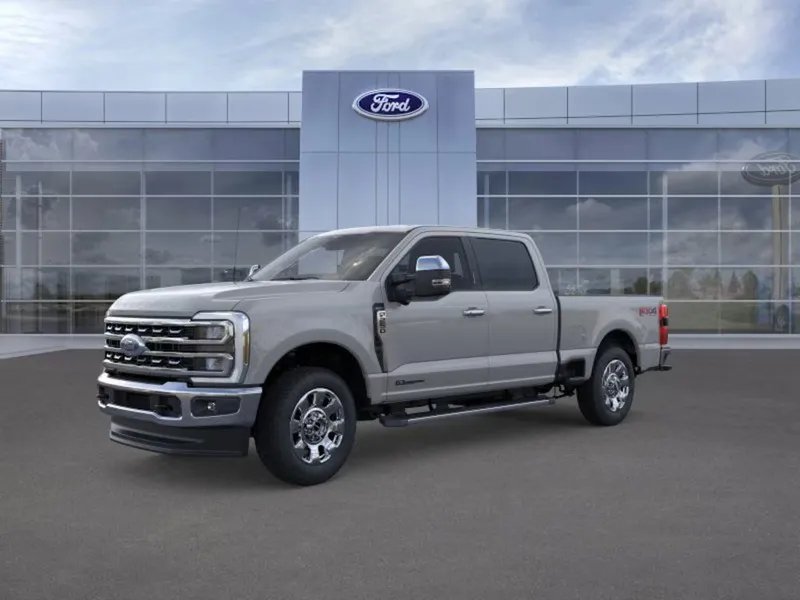 2026 Ford F-250 in DR Gray — front three-quarter view