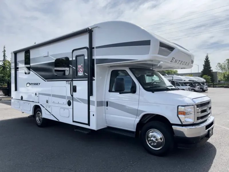 2027 Entegra ODYSSEY — front three-quarter view