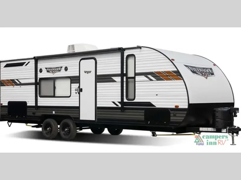 2021 Forest River Wildwood — front three-quarter view