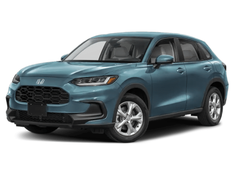 2026 Honda HR-V LX in Green — front three-quarter view