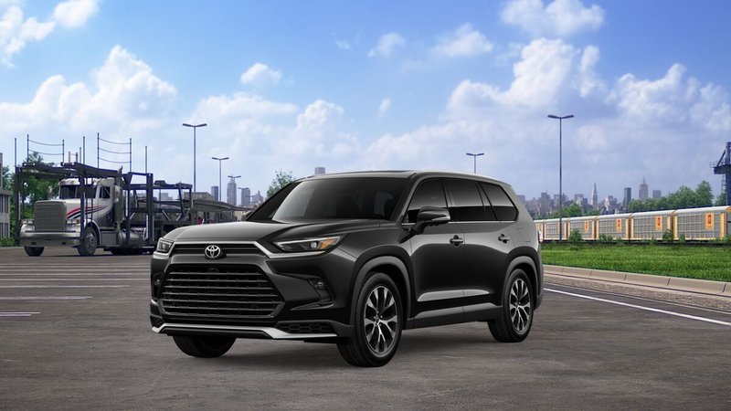 2026 Toyota Grand Highlander Hybrid MAX LIMITED in Midnight Black Metallic — front three-quarter view