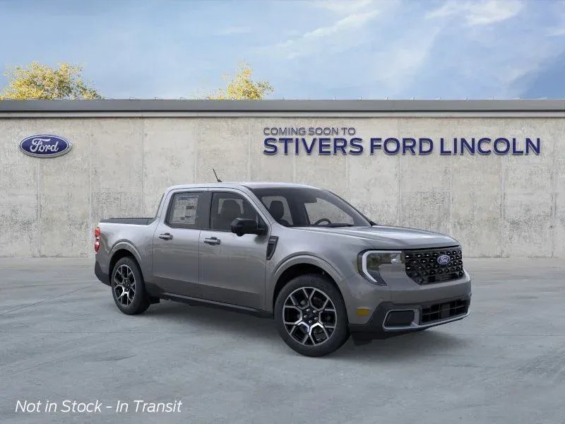 2026 Ford Maverick Lariat in Carbonized Gray Metallic — front three-quarter view