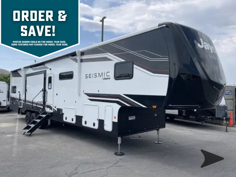 2026 Jayco Seismic — front three-quarter view