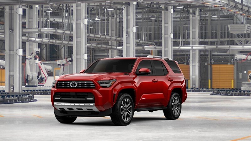 2026 Toyota 4Runner 4Runner Limited in Supersonic Red — front three-quarter view
