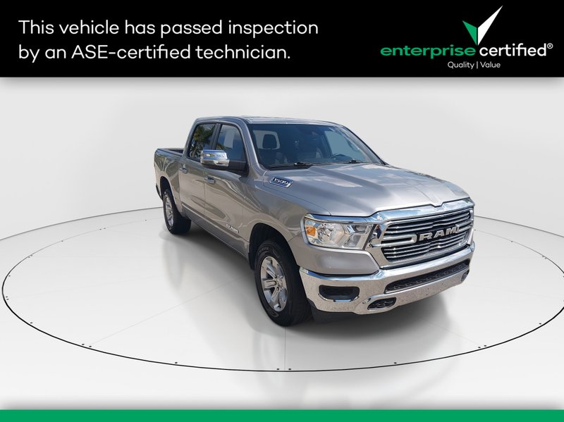 2024 Ram 1500 Laramie 4x4 Crew Cab 5'7" Box — front three-quarter view